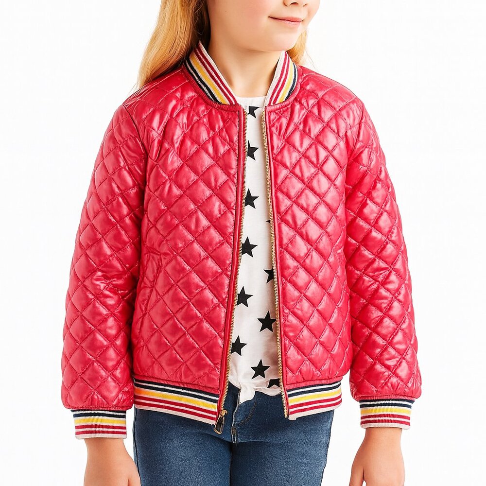 Pink moto jacket